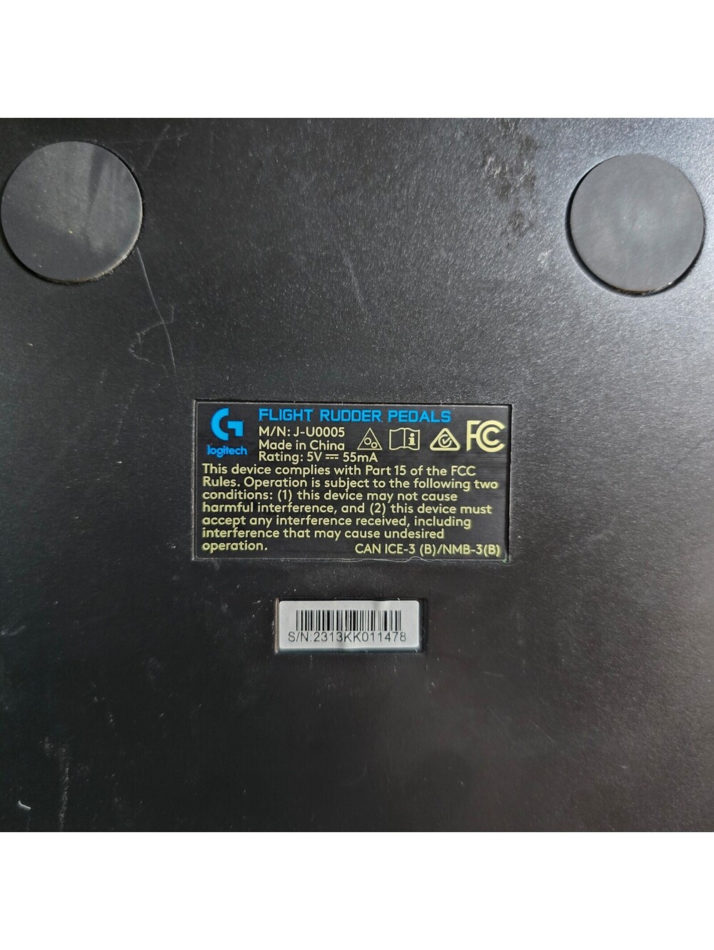 Logitech Flight Simulator Rudder Pedals - Picture 5 of 5